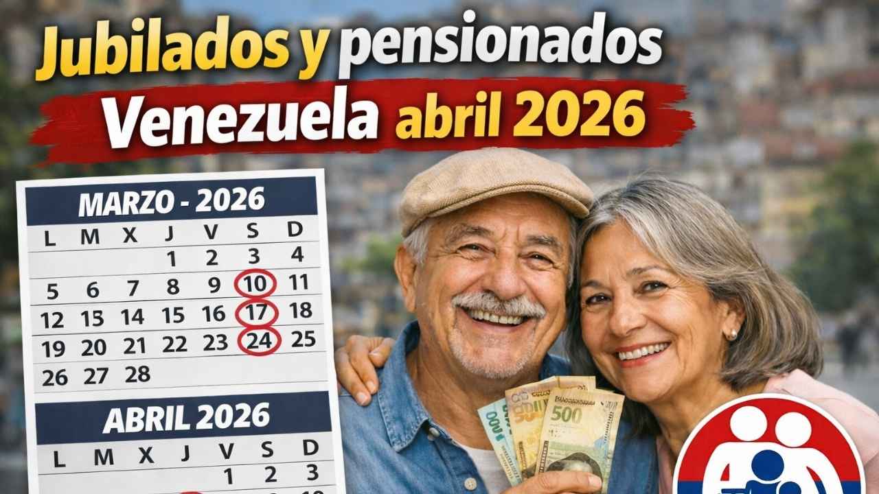 Jubilados y pensionados Venezuela abril 2026: monto actualizado, elegibilidad y cómo cobrar en cuenta bancaria