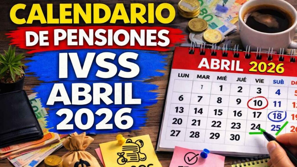 Calendario de Pensiones IVSS Abril 2026: Fechas de pago y requisitos actualizados