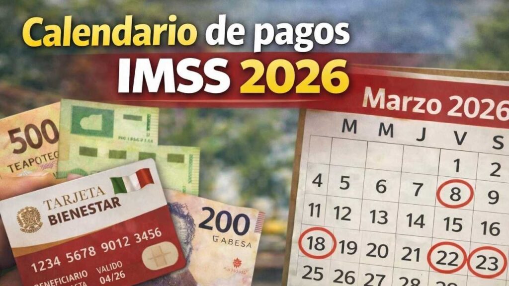 Calendario de pagos IMSS 2026: Fechas confirmadas y requisitos para cobrar la pensión