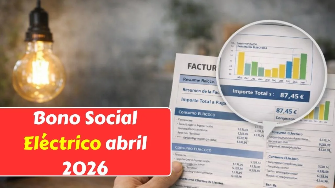 Bono Social Eléctrico abril 2026: descuentos de hasta 80% en la factura de luz y requisitos para solicitarlo en España