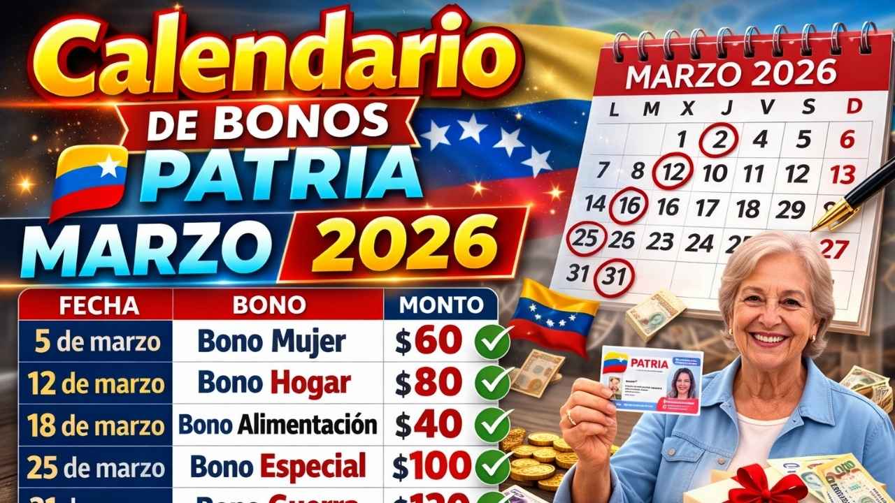 Calendario de Bonos Patria marzo 2026: elegibilidad y fechas de acreditación