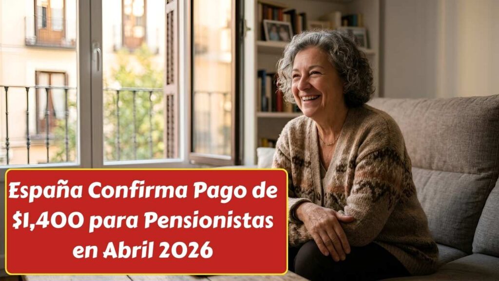 España Confirma Pago de $1,400 para Pensionistas en Abril 2026: Requisitos, Fechas y Quiénes lo Reciben