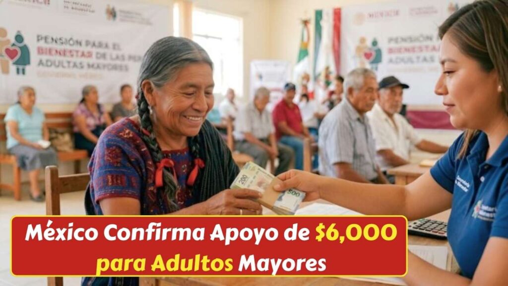 México Confirma Apoyo de $6,000 para Adultos Mayores: Registro, Requisitos y Fechas de Pago