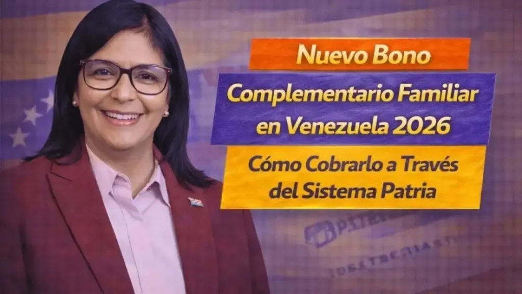 Bono Complementario Familiar 2026 en Venezuela: cómo cobrarlo paso a paso por el Sistema Patria