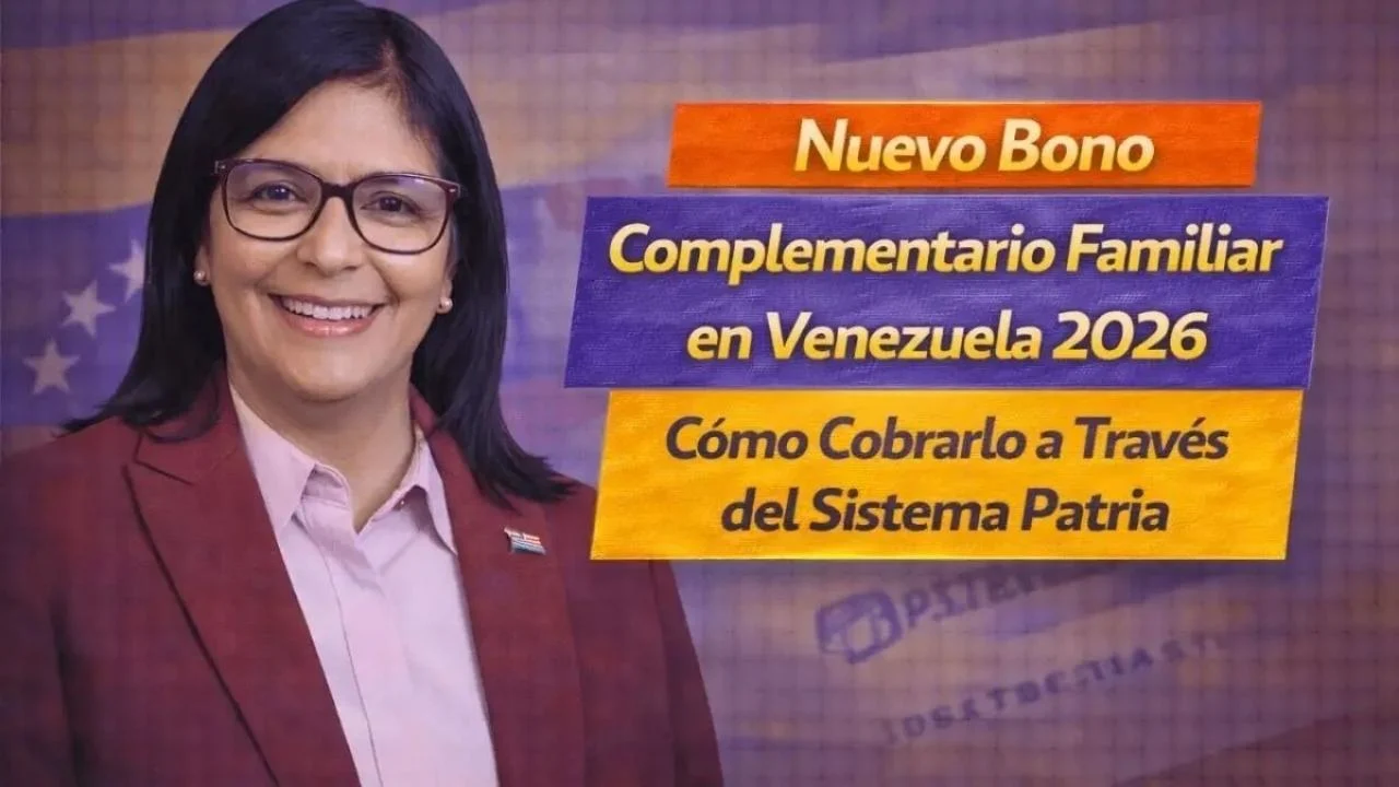 Bono Complementario Familiar 2026 en Venezuela: cómo cobrarlo paso a paso por el Sistema Patria